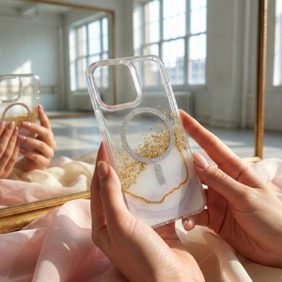 Samsung S25 FE Epoxy Mag White Кейс