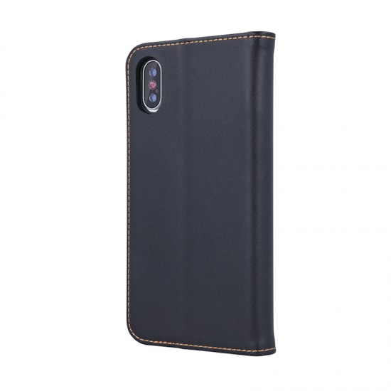 Samsung A53 5G Genuine Leather Smart Pro Black Кейс