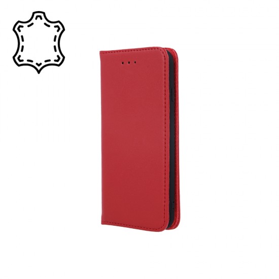 Samsung A53 5G Genuine Leather Smart Pro Maroon Кейс