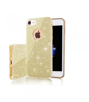 Samsung A14 Glitter 3 in 1 Gold Кейс