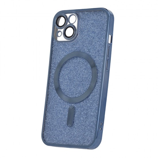Apple iPhone 15 Pro Glitter Chrome Mag Blue Кейс