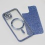 Apple iPhone 13 Glitter Chrome Mag Blue Кейс