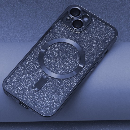 Apple iPhone 15 Pro Glitter Chrome Mag Blue Кейс
