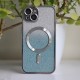 Apple iPhone 14 Pro Glitter Chrome Mag Silver Gradient Кейс