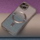 Apple iPhone 14 Pro Glitter Chrome Mag Silver Gradient Кейс