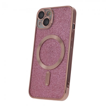 Apple iPhone 13 Glitter Chrome Mag Pink Кейс