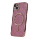 Apple iPhone 14 Glitter Chrome Mag Pink Кейс