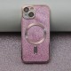 Apple iPhone 14 Glitter Chrome Mag Pink Кейс