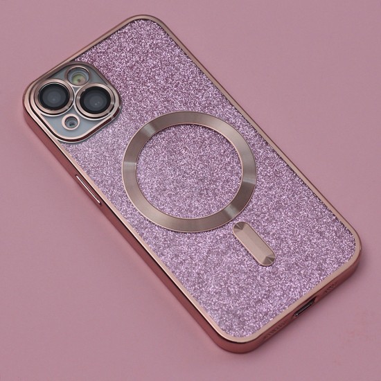 Apple iPhone 14 Glitter Chrome Mag Pink Кейс