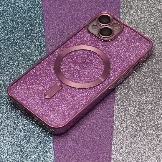 Apple iPhone 14 Glitter Chrome Mag Pink Кейс
