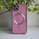 Apple iPhone 14 Glitter Chrome Mag Pink Кейс
