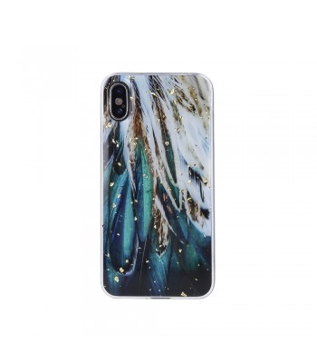 Xiaomi Redmi 11a, 12c Gold Glam Feathers Кейс