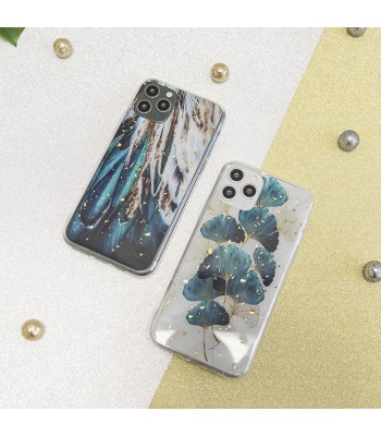 Xiaomi Redmi Note 11 Pro, 12 Pro 4G Gold Glam Feathers Кейс