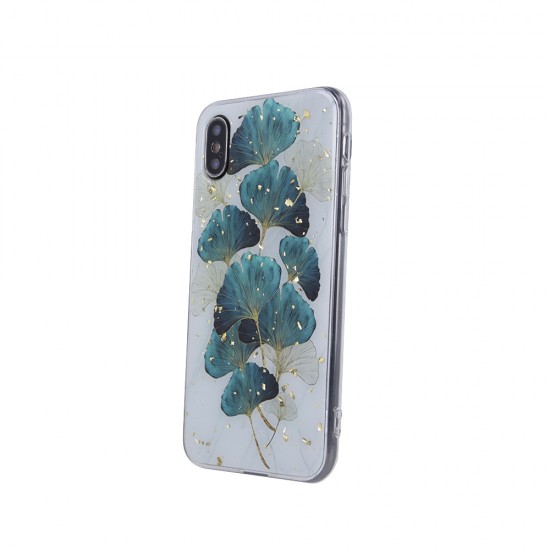 Samsung S22 Gold Glam Leaves Кейс
