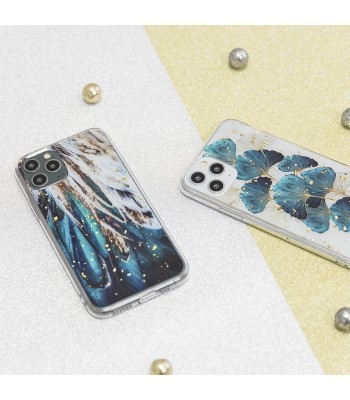 Samsung A23 5G Gold Glam Leaves Кейс