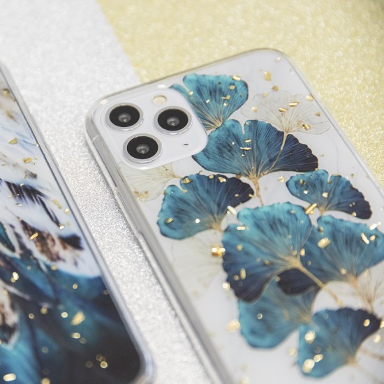 Samsung S22 Gold Glam Leaves Кейс