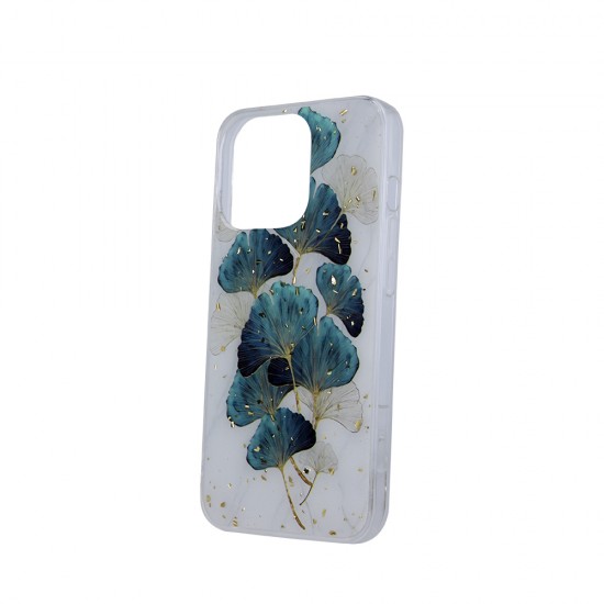 Samsung S22 Gold Glam Leaves Кейс