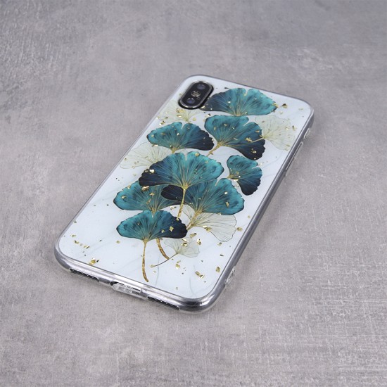 Samsung S22 Gold Glam Leaves Кейс