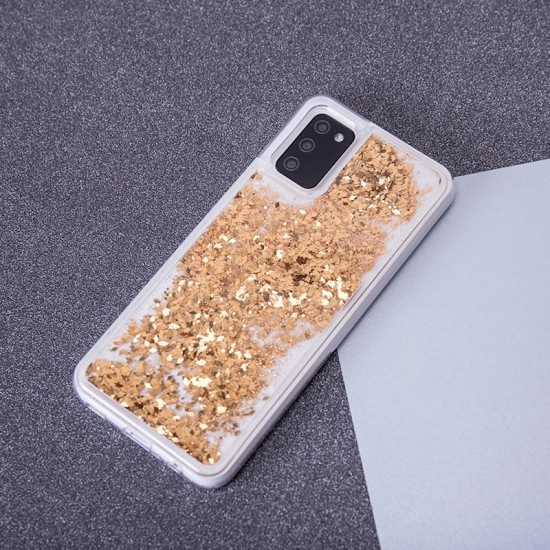 Samsung A14 Liquid Sparkle Gold Кейс