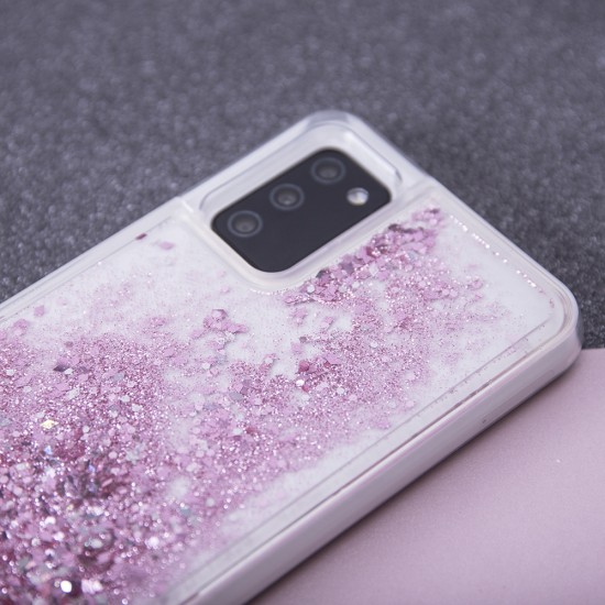 Samsung S23 Liquid Sparkle TPU Purple Кейс