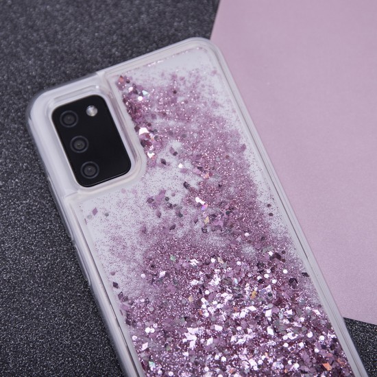Samsung S23 Liquid Sparkle TPU Purple Кейс