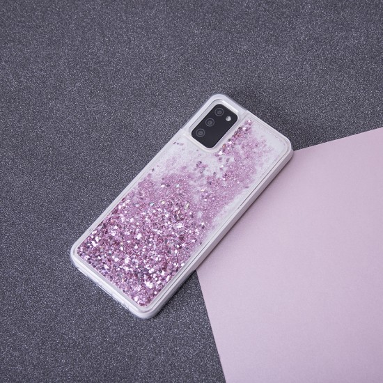 Samsung S23 Liquid Sparkle TPU Purple Кейс