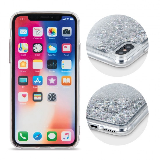 Apple iPhone 14 Liquid Sparkle Silver Кейс
