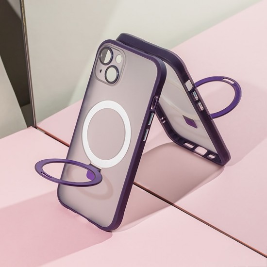 Apple iPhone 15 Pro Mag Ring Purple Кейс