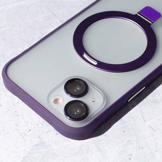 Apple iPhone 15 Pro Mag Ring Purple Кейс