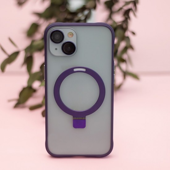 Apple iPhone 15 Pro Mag Ring Purple Кейс