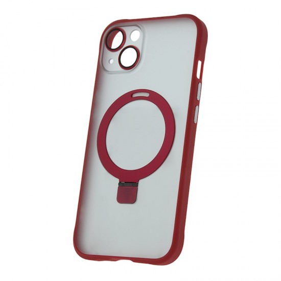Apple iPhone 15 Pro Max Mag Ring Red Кейс