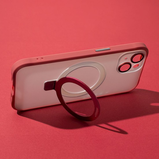 Apple iPhone 15 Pro Max Mag Ring Red Кейс