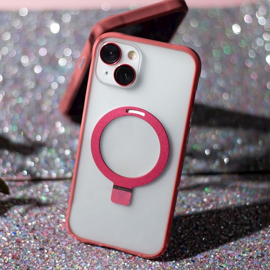 Apple iPhone 15 Pro Max Mag Ring Red Кейс