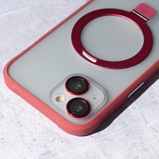 Apple iPhone 15 Pro Max Mag Ring Red Кейс
