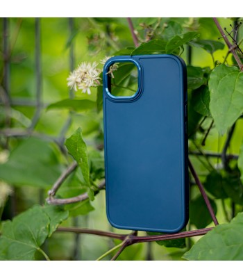 Apple iPhone 15 Pro Satin Dark Blue Кейс