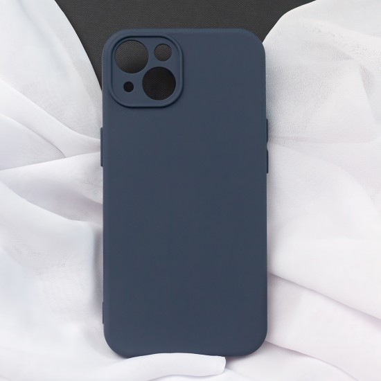 Apple iPhone 14 Silicon Dark Blue Кейс