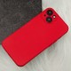 Apple iPhone 15 Silicon Red Кейс