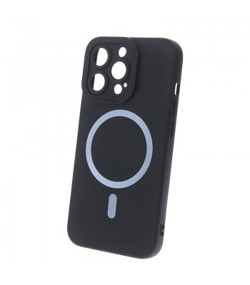 Apple iPhone 15 Pro Silicon Mag Black Кейс