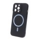 Apple iPhone 15 Pro Silicon Mag Black Кейс