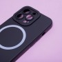 Apple iPhone 15 Silicon Mag Black Кейс
