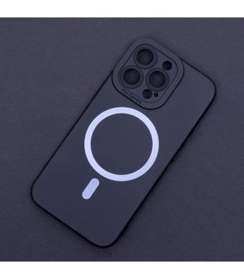 Apple iPhone 15 Pro Silicon Mag Black Кейс