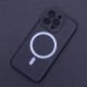Apple iPhone 15 Pro Silicon Mag Black Кейс
