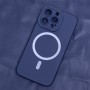 Apple iPhone 15 Silicon Mag Dark Blue Кейс