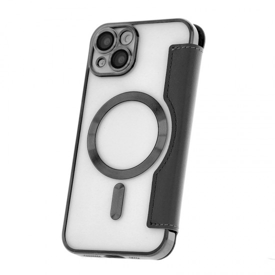 Apple iPhone 14 Smart Chrome Mag Black Кейс