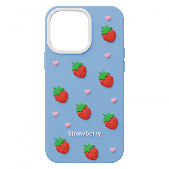 Холдери и кейсове - Apple iPhone 11 Strawberry Blue Кейс