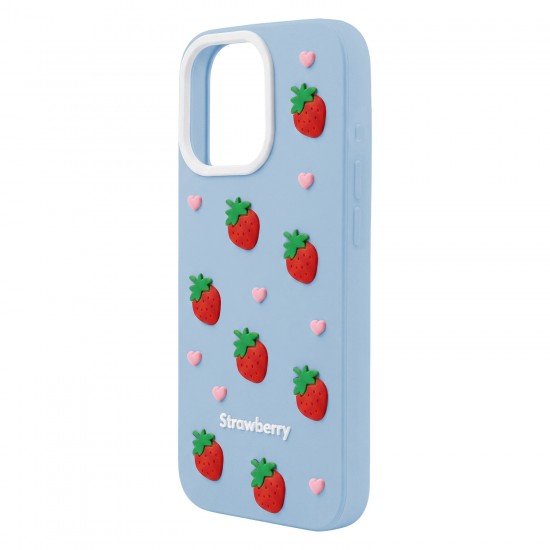 Холдери и кейсове - Apple iPhone 11 Strawberry Blue Кейс