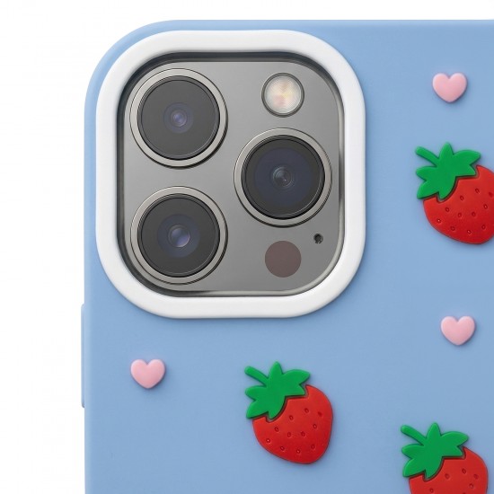 Холдери и кейсове - Apple iPhone 11 Strawberry Blue Кейс