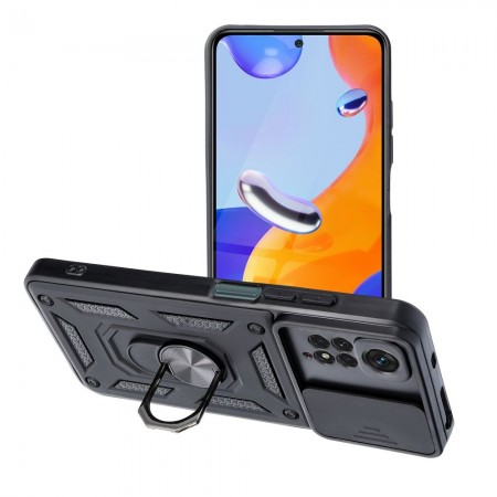 Xiaomi 11, 11S Slide Armor Black Кейс