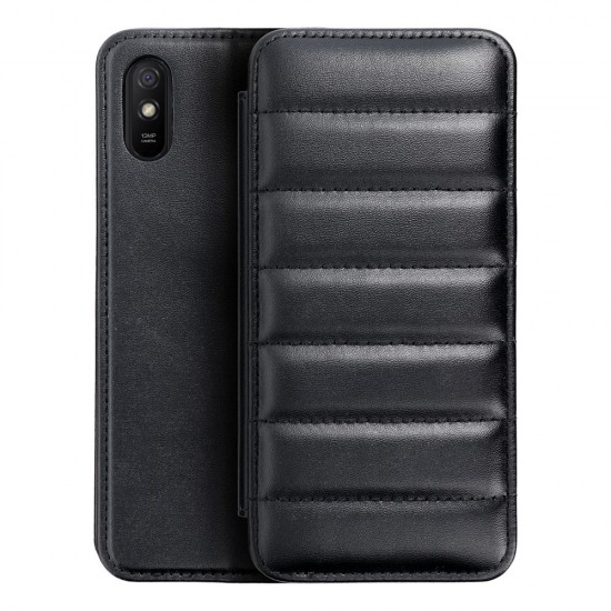 Xiaomi Redmi 9A, 9AT Puffer Book Black Кейс