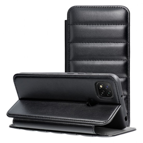 Xiaomi Redmi 9C, 9C NFC Puffer Book Black Кейс